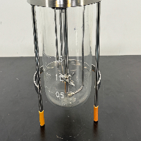 Sartorius 1.5L Glass Reactor Vessel w/ Agitation image 2